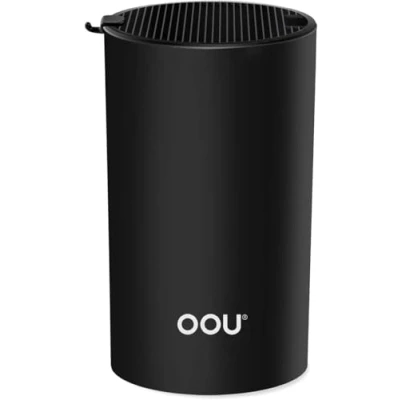 Image of Universal Knife Block Holder, OOU Holder Without Knives,Detachable for Easy Cleaning, Round Safe, Space Saver Storage,Unique Design Slot to Protect Blades