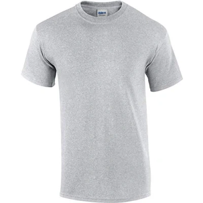 Image of GILDAN Mens Ultra Cotton Short Sleeve T Shirt (5XL, Ash Grey)