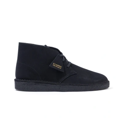 Image of Clarks Desert Coal Suede Boots In Standard Fit Size 11