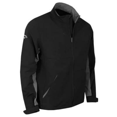 Image of Callaway Golf Mens Premium Wind Jacket Caviar L