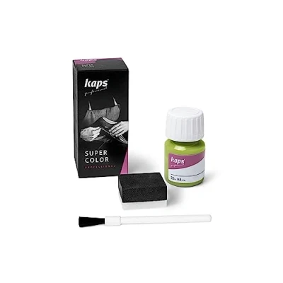 Image of KAPS Super Color, Leather Dye for Natural Leather, Faux and Fabric, 25 ml (132 Green Island)