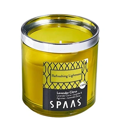 Image of Spaas Scented Candle in Modular Glass, 30 Hours, Refreshing Lightness
