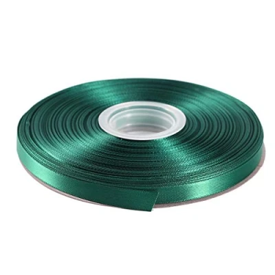 Image of ITIsparkle 9mm Width (3/8&quot;) Double Faced Satin Ribbon 45 Meters (Full Reel) Crafts Gift Wrap Floristry Teal