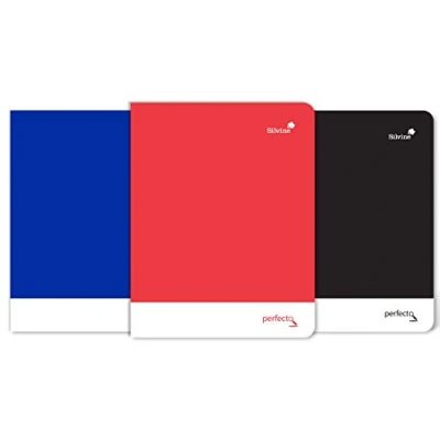 Image of Silvine A5+ Soft Touch Perfect Bound Notebook Lined (160 Pages) 80 Leaves x1