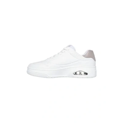 Image of Skechers Women&#039;s Uno Courted Style Sneaker, White, 3 UK