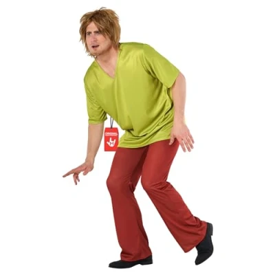 Image of Morph Goofy Mens Mystery Solving Detective Costume Cartoon Character Costumes For Men Halloween L