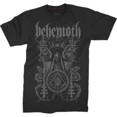 Image of Rock Off officially licensed products Behemoth &#039;Ceremonial&#039; (Black) Unisex Long Sleeve T Shirt (UK, Alpha, S, Regular, Black)