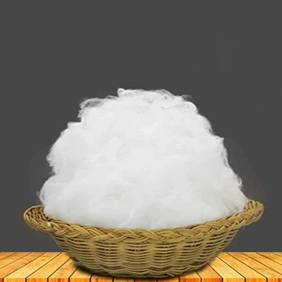 Image of 500 Gr Hollow Fibre Stuffing For Cushions, Soft Toys, Teddy Bears, Pillows Anti allergic