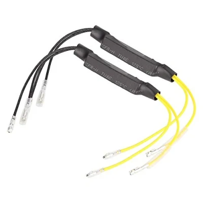 Image of EBTOOLS LED Signal Decoder,1 Pair 21W Indicator Resistor Turn Light Decoder Replacement for Motorcycle Use