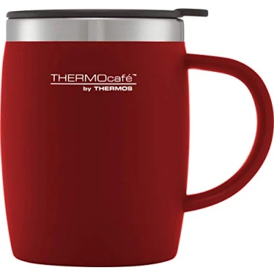 Image of Thermo Cafe Plastic 105095 Travel Mug, Red, 450ml