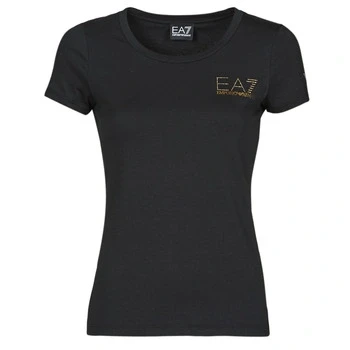 Image of EA7 Emporio Armani Print Tshirt, Women&#039;s, Size: Small, Black