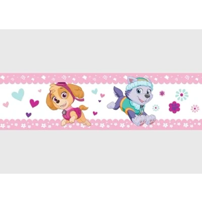 Image of Paw Patrol Pup Power Children&#039;s Room Self Adhesive Border, Wall Sticker, 500 x 14 cm, AWBD 8014