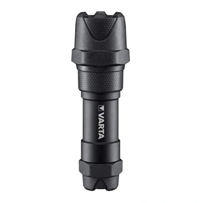 Image of VARTA Indestructible F10 Pro 6 Watt LED Torch/Work Light, incl. 3X AAA Longlife Power Batteries, Waterproof and dust Resistant, absorbs Impact, anodised Aluminium casing, Black