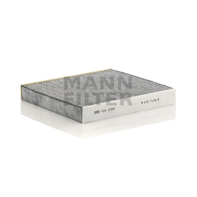 Image of 8713930100, 87139YZZ53 Pollen Filter MANN CUK 2345 Activated Carbon 221mm 201mm 30mm LEXUS: IS 3, GS IV, 2