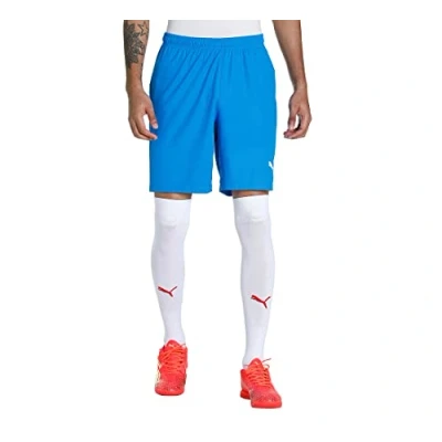 Image of PUMA PUMJV Men LIGA Shorts Core Training Electric Blue Lemonade White, L