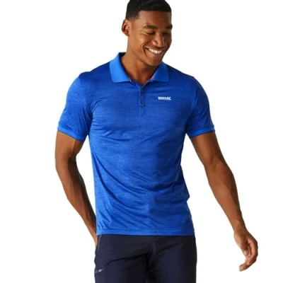 Image of Regatta Mens Remex II Jersey Quick Dry Short Sleeve Polo Shirt Top Oxford 4XL