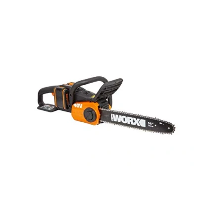 Image of WORX WG384E 36V (40V Max) Dual Battery Cordless Brushless Chainsaw, 35 cm