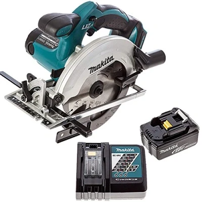 Image of Makita DSS611Z 18V LXT Li ion Circular Saw 165mm + 1 x 5Ah Battery &amp; Charger