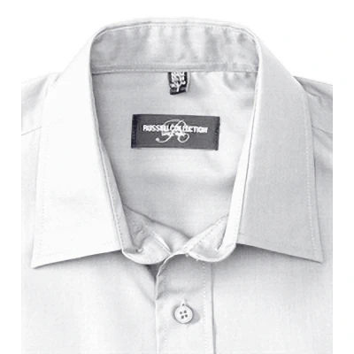 Image of Russell Athletic Collection Mens Long Sleeve Shirt (White) Size 19.5 inch