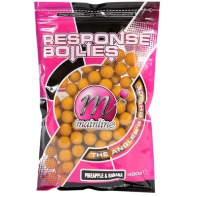 Image of Mainline Response Range Shelf Life Boilies Pineapple &amp; Banana 15mm (450g)