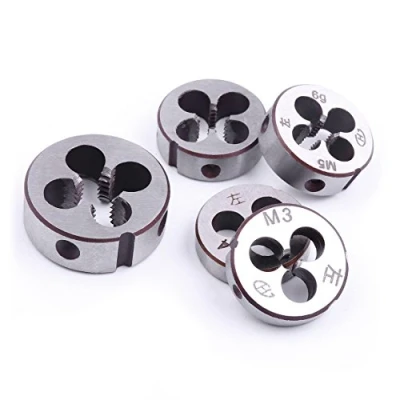 Image of ATOPLEE 5pcs Metric Left Hand Thread Die Set M3X0.5mm M4X0.7mm M5X0.8mm M6X1.0mm M8X1.25mm