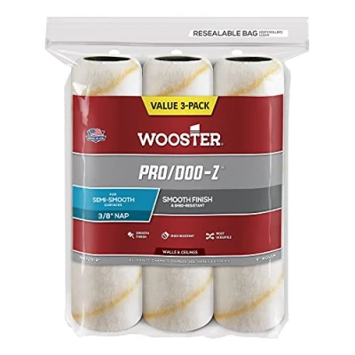 Image of Wooster, 9 Brush RR723 Pro/Doo Z Roller Cover 3/8 Inch Nap,