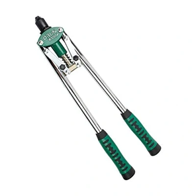 Image of Rivet Gun 16inch Professional Set for Heavy Work Excellent Spring Design and Adjustable Handle (Green)