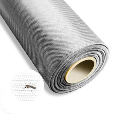 Image of KISKIS Woven Wire 20 Mesh Stainless Steel 304 Metal Screen for Window Door, Protection Cover Roll Vent, Filter Fine Mesh,80X500CM31X197INCH