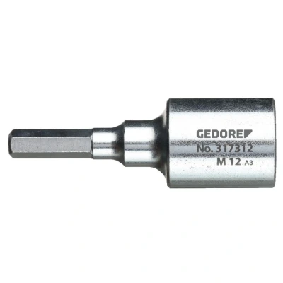 Image of GEDORE Screw remover and inserter for studs, express screws hanger bolts, M12, Self locking, Allen, 317312
