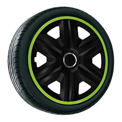 Image of 4 x NRM Fast Lux Wheel Trims Black, 16 Inches.