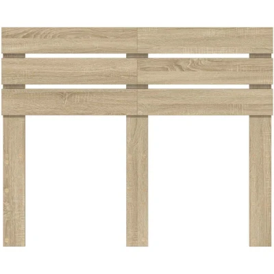 Image of vidaXL Headboard with Sonoma Oak 120 cm Engineered wood
