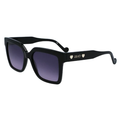 Image of LIU JO Sunglasses, Women&#039;s, Size: One Size, Black