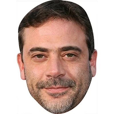 Image of FoxyPrinting Jeffrey Dean Morgan Celebrity Party Cardboard Face Mask Fancy Dress