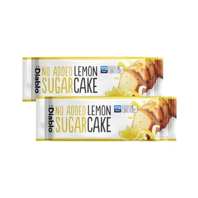 Image of Diablo No Added Sugar Lemon Cake, 200g (Pack Of 2)