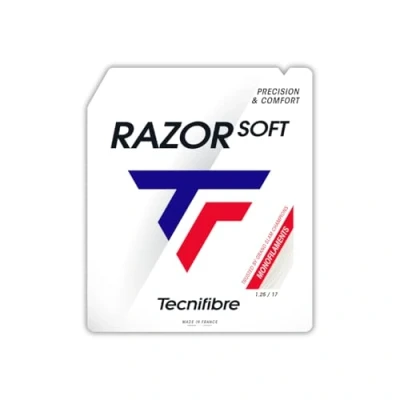 Image of Tecnifibre Razor Soft Monofilament Polyester Tennis String 1.30mm White 12m Set