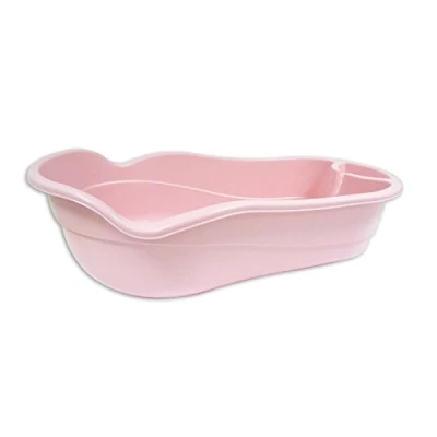 Image of First Steps Pink Baby Bath Plastic use from New Born for Washtime