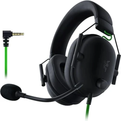Image of Razer BlackShark V2 X Gaming Headset: 7.1 Surround Sound 50mm Drivers Memory Foam Cushion PC, PS4,PS5, Nintendo Switch, Xbox One, Series &amp; S, Mobile 3.5mm Audio Jack Black