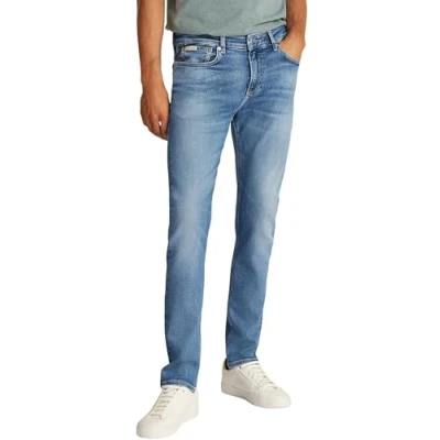 Image of Calvin Klein Men’s Skinny Jeans with Stretch, Blue (Denim Light), 30W/30L