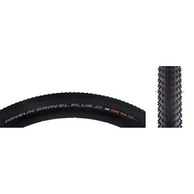 Image of Arisun Tyre 700x40C Gravel AT 120TPI TLR Silica Black for