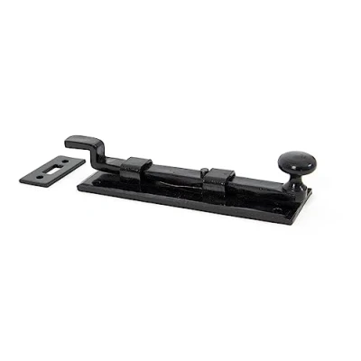 Image of From The Anvil Black 6 Inch Cranked Knob Bolt