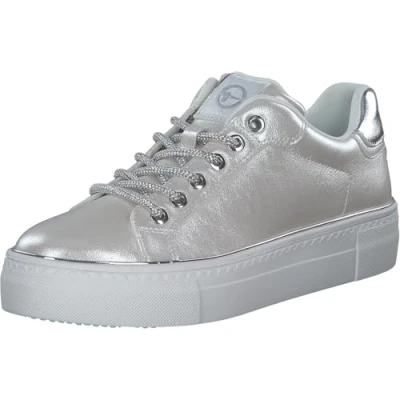 Image of Tamaris Trainers, Women&#039;s, Size: 5, White pearl High quality imitation leather