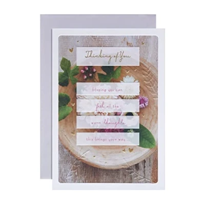 Image of Hallmark General Thinking of You Card Photographic Traditional text Based Design