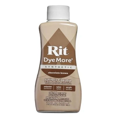 Image of Rit Dye 155854 Synthetic 7oz Chocolate Brown, Other, Multicoloured, 207 ml (Pack of 1)