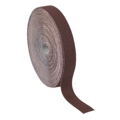 Image of Sealey Emery Roll Brown 25mm x 50m 120Grit