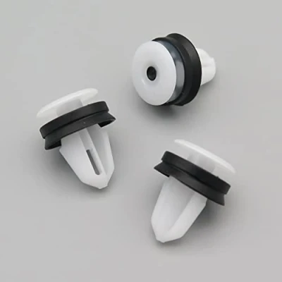 Image of VVO Fasteners White Plastic Side Body Moulding Strip Trim Clips for Ford Transit, Transit/Tourneo Connect, Custom, (Pack of 10)