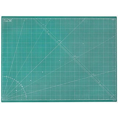 Image of Elan Cutting Mat A0 Green, 5 Ply Craft Mat, Self Healing Board Craft, Art 120 x 90, Dressmaking Accessories for Sewing, Quilting, and Crafting