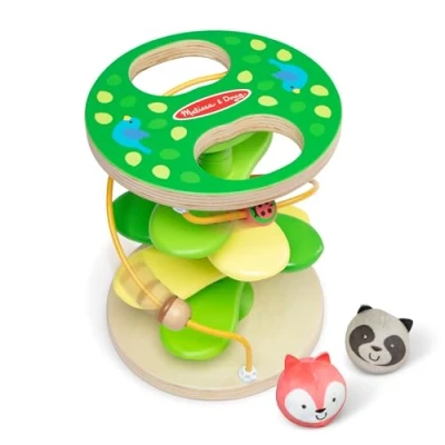 Image of Melissa &amp; Doug Rollables Treehouse Early Development Activity Toys for 1 Year Old Boys Girls Wooden Baby 12 Months + Cause and Effect Olds with Sensory Balls Babies