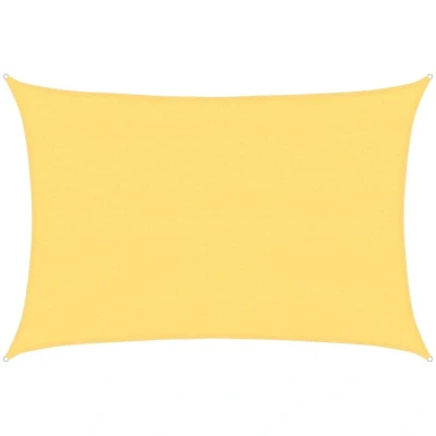 Image of vidaXL Sunshade Sail 160 g/m² Beige 4x5 m HDPE