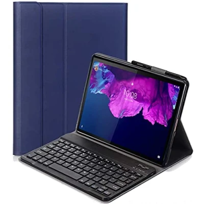 Image of Keyboard Case for Lenovo Tab P11 Pro 11.5&quot; (QWERTY Layout), Ultra Slim Flip with Removable Wireless Stand Cover 11.5&#039;&#039; TB J706F/J706L, Blue