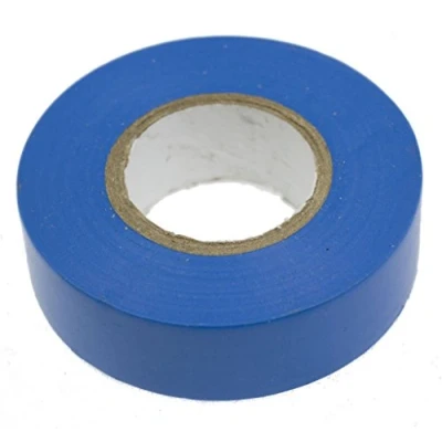 Image of Tooltime 20 Metre Roll Electricians Pvc Insulating Insulation Tape Blue